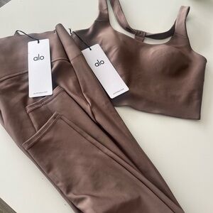 ALO Yoga Women's Brown Pants & Jumpsuit Set